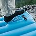 Fox Outfitters Airlite Sleeping Pad for Camping, Backpacking, Hiking. Fast Inflatable Air Tube Design with Built in Pump.