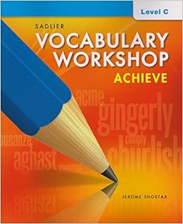 Voary Workshop Achieve Level C Grade 8 Jerome Shostak 9781421785080 Books