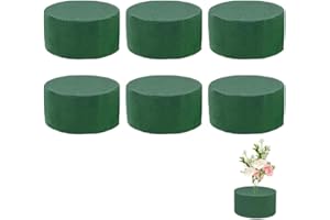 6PCS Floral Foam Blocks for Fresh & Artificial Flowers, Wet & Dry Green Floral Foam Bricks for Flower Arranging, DIY Crafts, 