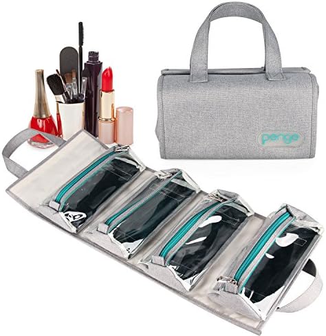 Roll-Up Organizer - ipenge Portable Multifunction Folding Travel Cosmetic Bag
