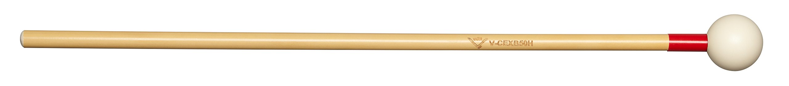 Vater Drumsticks V-CEXB50H Concert Ensemble Series Xylophone/Bell - Hard - Plastic Ball - White