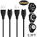 CAVN Charger Compatible with Garmin Vivoactive 3/Fenix 5 5S 5X Plus/Forerunner 935/Approach S60/Quatix 5,5 Sapphire/Vivosport/D2 Charlie, USB Data Sync Charger Charging Cable Wire Cord