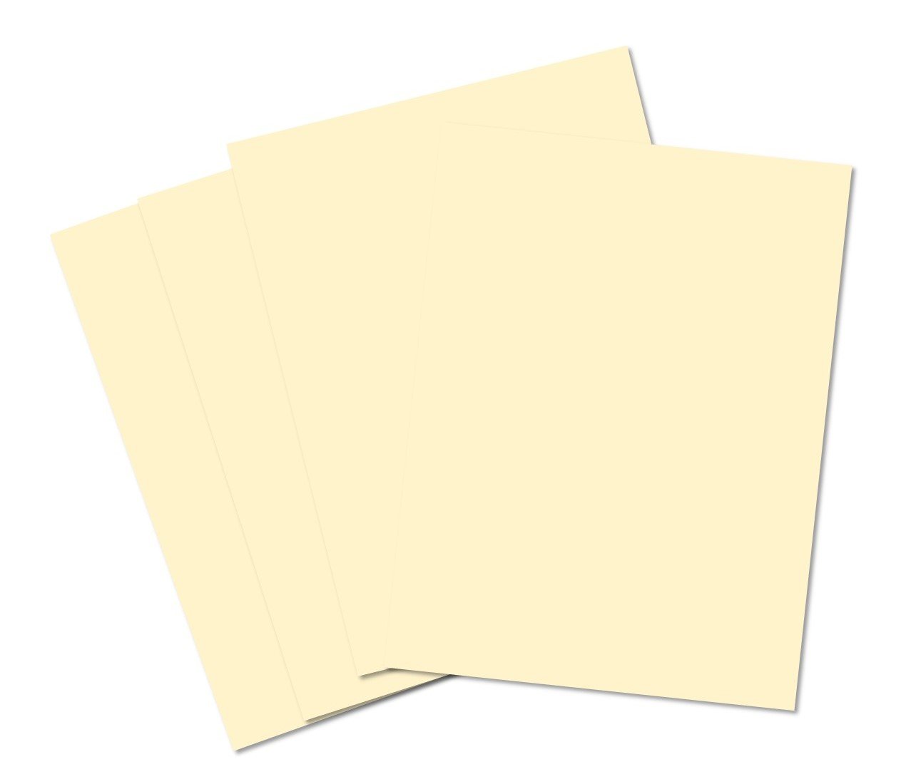 House of Card & Paper A2 220 GSM Coloured Card - Cream (Pack of 50 Sheets), HCP276