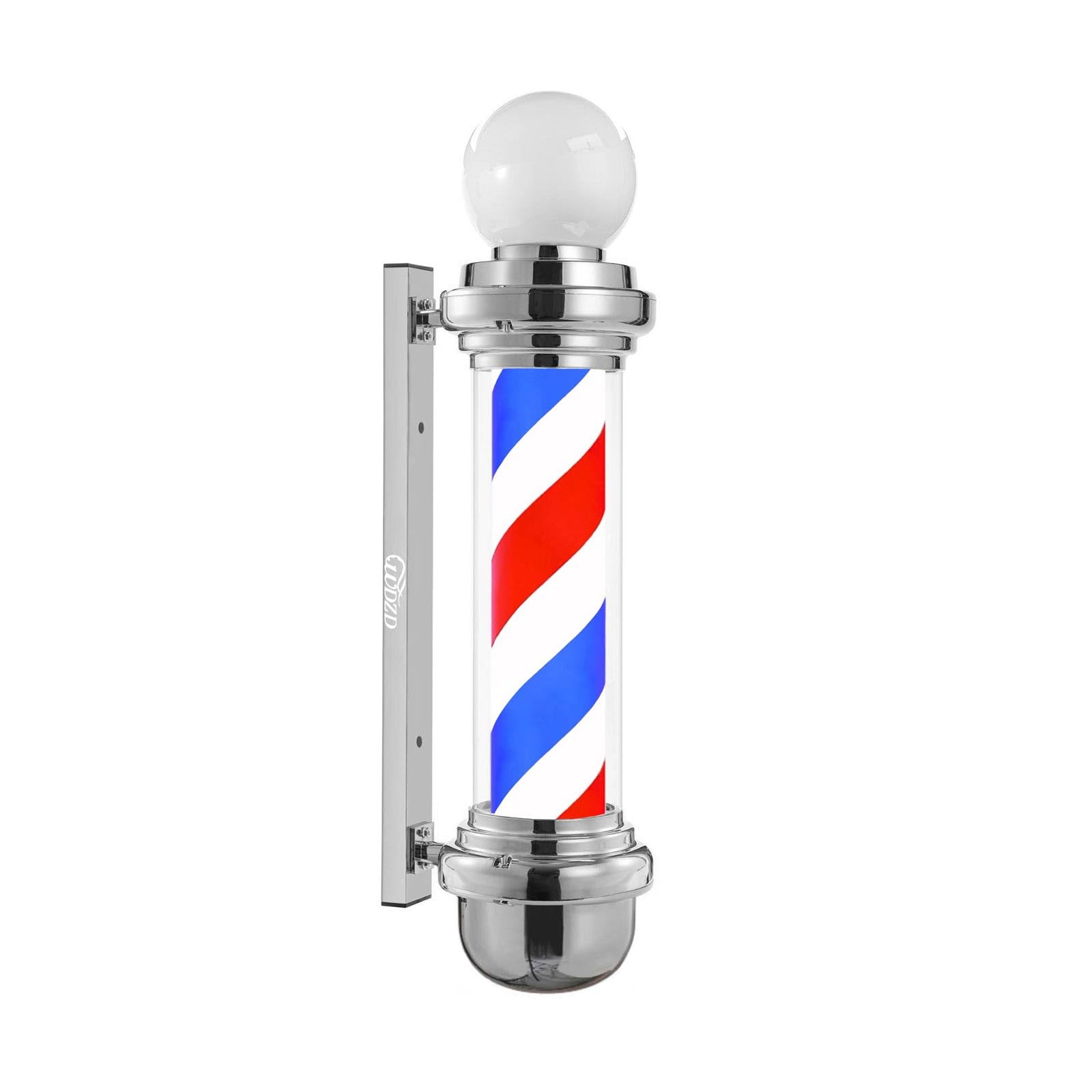Photo 1 of WDZD 35'' Silver Barber Pole Light