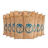 Shoe Deodorizer Air Purifier | Odor Eliminator Air Freshener Made With Natural Bamboo Charcoal | 8 Pack By Island Breeze
