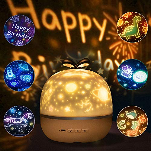 SANBLOGA Nachtlicht Sternenhimmel Projektor, Sternenhimmel Kinder LED Ozeanwellen Projektor Kinder mit 6…