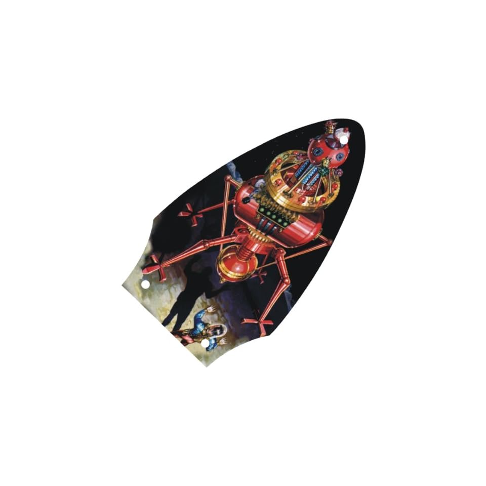 Madness on Luna Graphical Gibson Flying V Truss Rod Cover on PopScreen