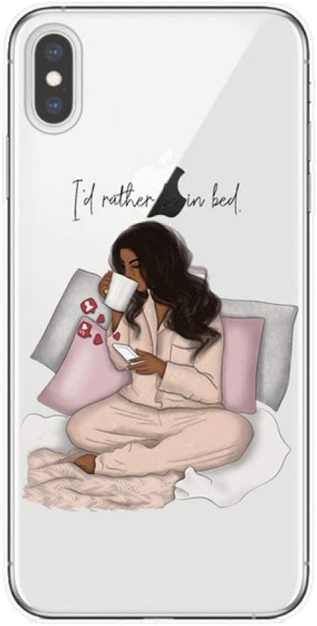 ZJHHH phone case Feminist Soft Silicone Clear Phone Case for iPhone 8 7 6 6S Plus X XS MAX 5 5S SE XR Cover Capinha-for iPhone 6 6s-T5866