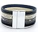 Swarovski Crystal Encrusted Wrap Bracelet for Women - Turn Heads with Rhinestones That Shimmer From Every Angle