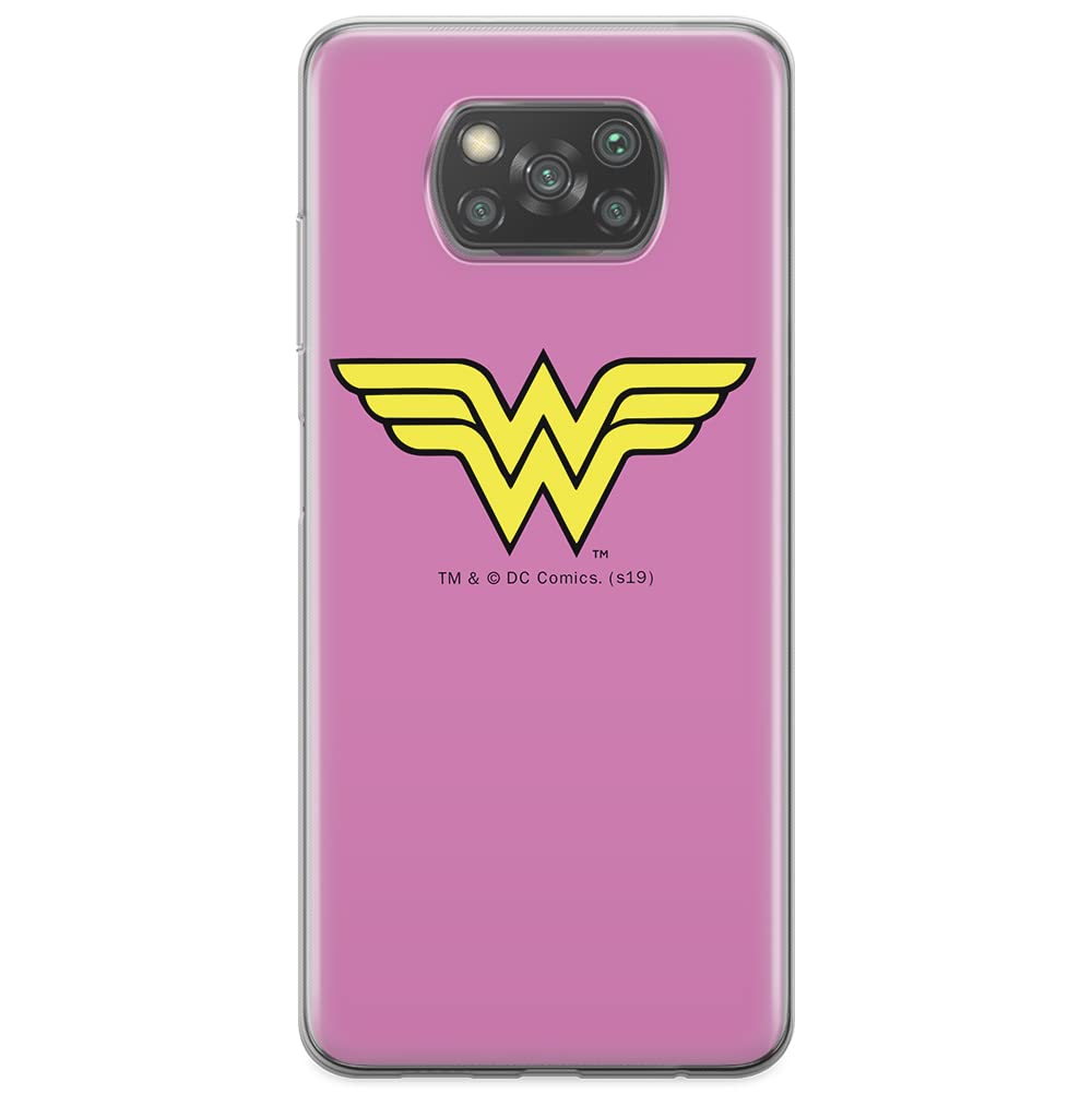 ERT GROUP mobile phone case for Xiaomi POCOPHONE X3 original and officially Licensed DC pattern Wonder Woman 005 optimally adapted to the shape of the mobile phone, case made of TPU