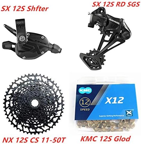 CHENTAOCS SRAM SX EAGLE 1x12 Speed 11-50T Groupset Trigger Shifter Derailleur SX Chain/KMC Chain With NX EAGLE/SunRace CSMZ91X Cassette Easy to use (color : 2)
