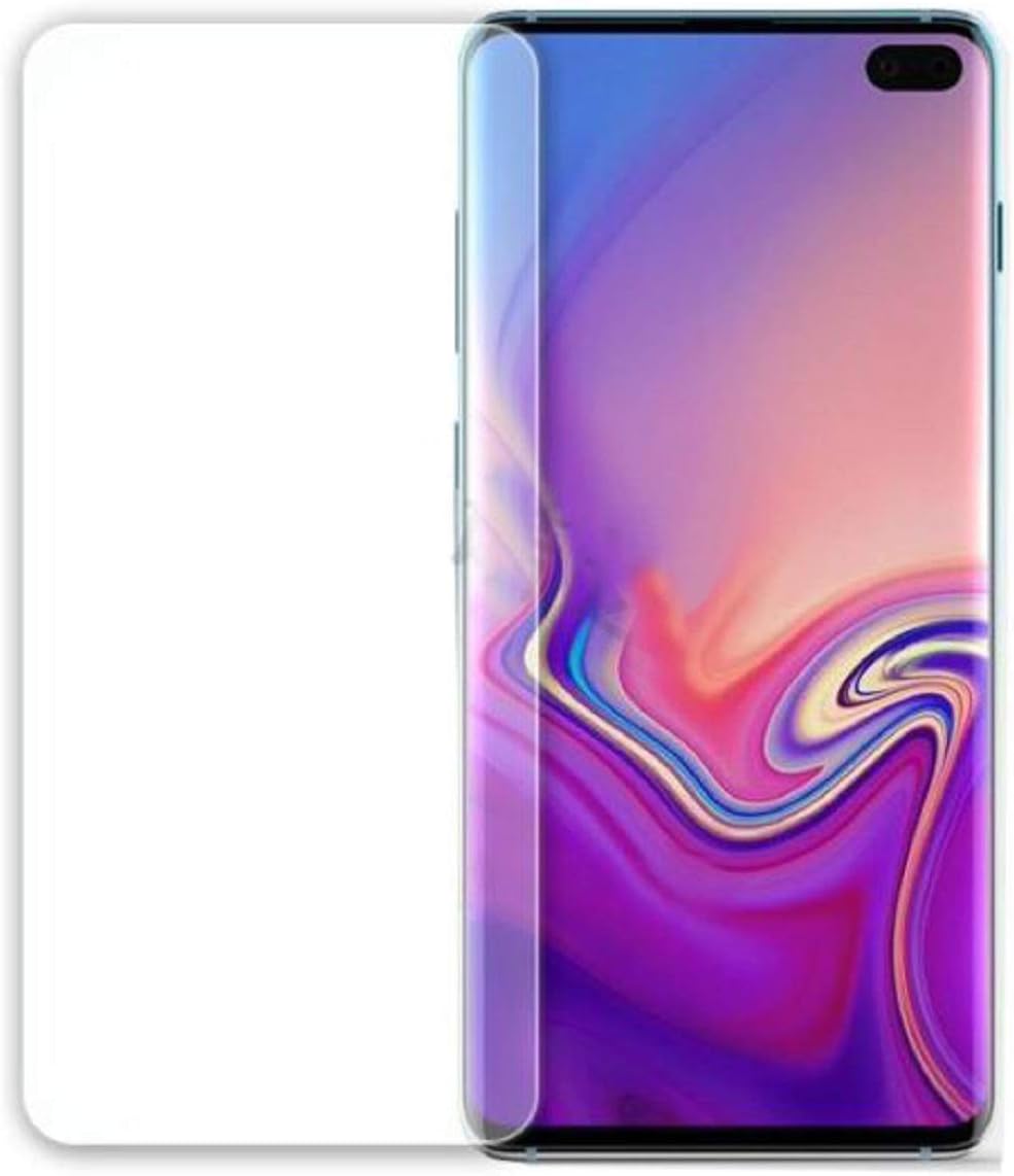 GEEMEE Screen Protector for Samsung Galaxy S10 Plus, 9H 3D Film Hardness Tempered Glass Protective Film, HD Clear Bubble Free Anti-Scratch Glass Screen Protector (Transparent)