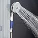 AKDY 52 In. 8-Jet Multi-function Tempered Glass Shower Panel System With Adjustable Rainfall Shower Head tub spout 4-Spary handheld showerhead & Temperature Display (Gray Stripe Pattern)