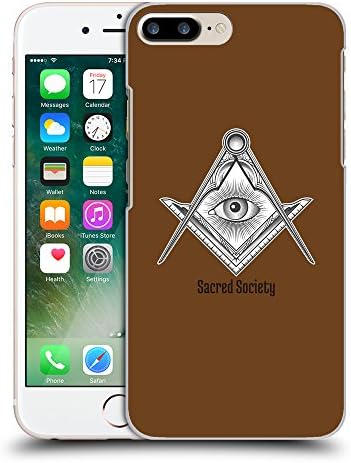 GoGoMobile Soft Flexible TPU Slim Fit Cover Case // Q09630633 masonic square 2 Sepia // Apple iPhone 7 PLUS