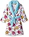 Shopkins Girls' Big Luxe Plush Robe, White, 8