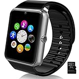 Smartlife Sweatproof Smart Watch Phone for iPhone 5s/6/6s and 4.2 Android or Above SmartPhones Include Micro SD Card