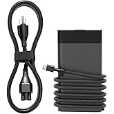 PowerPortnerLink Slim 65W USB-C Charger Compatible with HP Elitebook, Spectre, Envy, ProBook, Pavilion, Fortis, OmniBook,ZBook Firefly, Elite x2, Chromebook X360 Laptop Travel Fast Charging Adapter