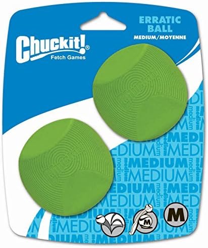 Chuckit! Medium Erratic Ball 2.5-Inch, by Canine Hardware