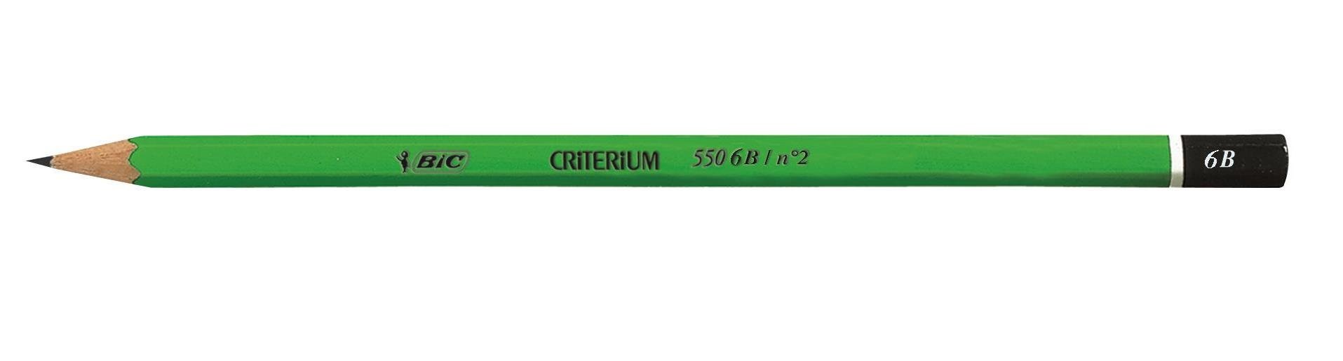 BIC Criterium 550 6B Hexagonal Pencils (Box of 12)