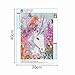 5D Diamond Painting, Full Drill Unicorn Crystals Embroidery DIY Resin Cross Stitch Kit Home Decor Craft (Unicorn in Garden)