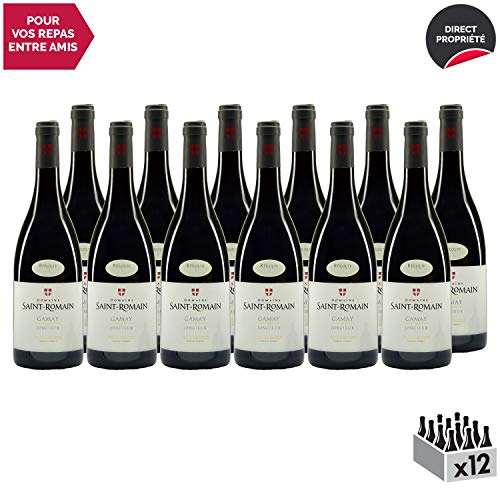 Vin de Savoie Gamay cru Jongieux Rouge 2017 - Domaine Saint-Romain - Vin AOC Rouge de Savoie - Bugey - Cépage Gamay…