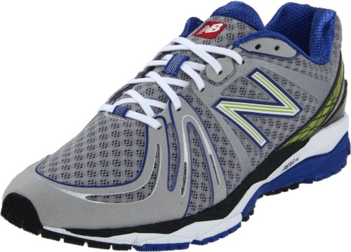 New Balance Men's M890v2 Neutral Running Shoe, Silver/Blue, 9 D US