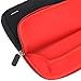 Evecase Microsoft Surface Pro 6 / Pro 2017 / Pro 4 / Pro 3 Neoprene Sleeve Case, Slim Briefcase w/Handle & Accessory Pocket/Ultra Portable Travel Carrying Case Sleeve Portfolio Pouch Cover – Black