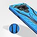 Zizo Static Series Compatible with Samsung Galaxy S8 Plus Case Military Grade Drop Tested with Built in Kickstand Blue Black