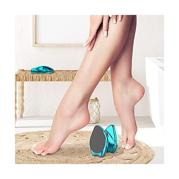 Foot-File-ANJOCARE-Nano-Glass-Callus-Remover-for-Dry-Hard-Skin-Portable-Handheld-Feet-Scraper-for-Coarse-Cracked-Heel-Beauty-Foot-Care-Pedicure-Removal-Tool-for-Women-Men-Home-Blue Foot File, Nano Glass Hard Skin Callus Remover, Foot Scraper Salon Home Pedicure Tool for Foot Beauty Care, Can Be Used…