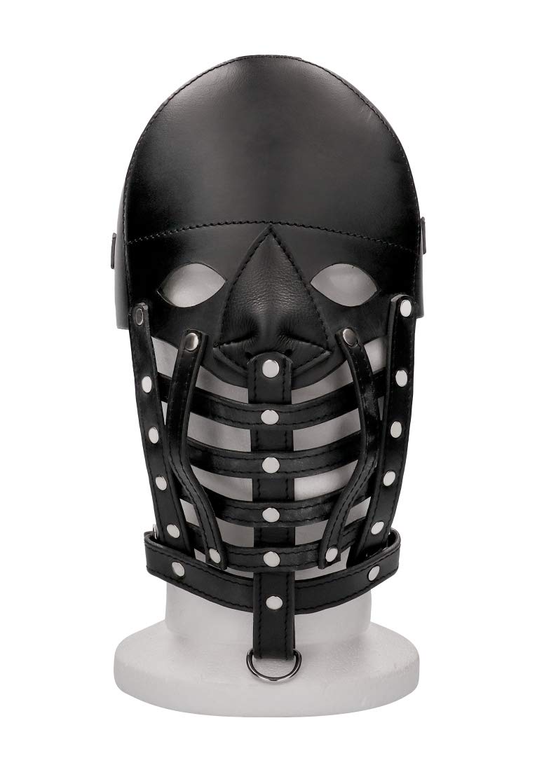Ouch! by Shots - Pain - Male Leather Mask - Black PAI011BLK