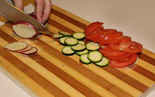 Spark Bamboo Premium Wood Kitchen Cutting Board- Eco-friendly Strong Thick Chopping Board (10X15) By Marketing Eye USA Inc.