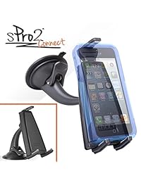 spro2 Parabrisas Dash y ventilación Combo Dock Soporte de coche para coche soporte de coche para todos los smartphones, funciona con baterías todos los casos y Extended too. iPhone 6s 6s Plus 6 + 6 5S 5 C 5, Samsung Galaxy S7 S6 Plus S6 S5 S4 Note 5, Sony