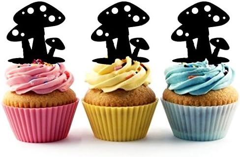 Alice In Wonderland Mushroom Gateau Toppers De Mariage Joyeux Anniversaire Acrylique Decor Gateau Cupcake Toppers Pour Gateau Partie Decoration 10 Pieces Amazon Fr Jeux Et Jouets