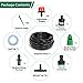 KINGSO 82ft Micro Drip Irrigation Kit System Blank Distribution Tubing Irrigation Sprinkler System Kit Self Plant Garden Hose Watering Kit (25M Dripper)