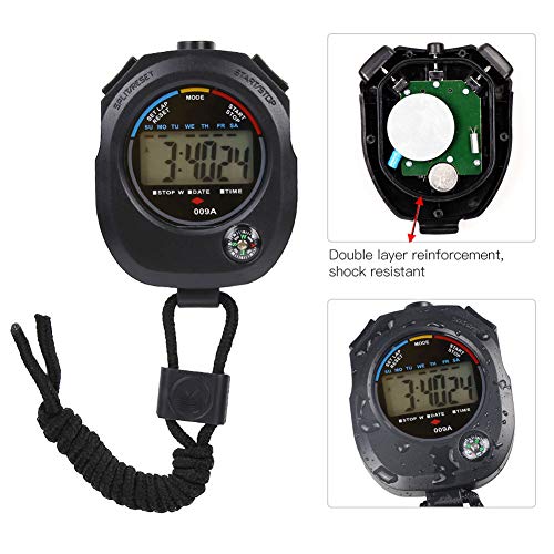 image for Yesbaby 2 PCS Waterproof Multifunctional Handheld Digital LCD Sports S
