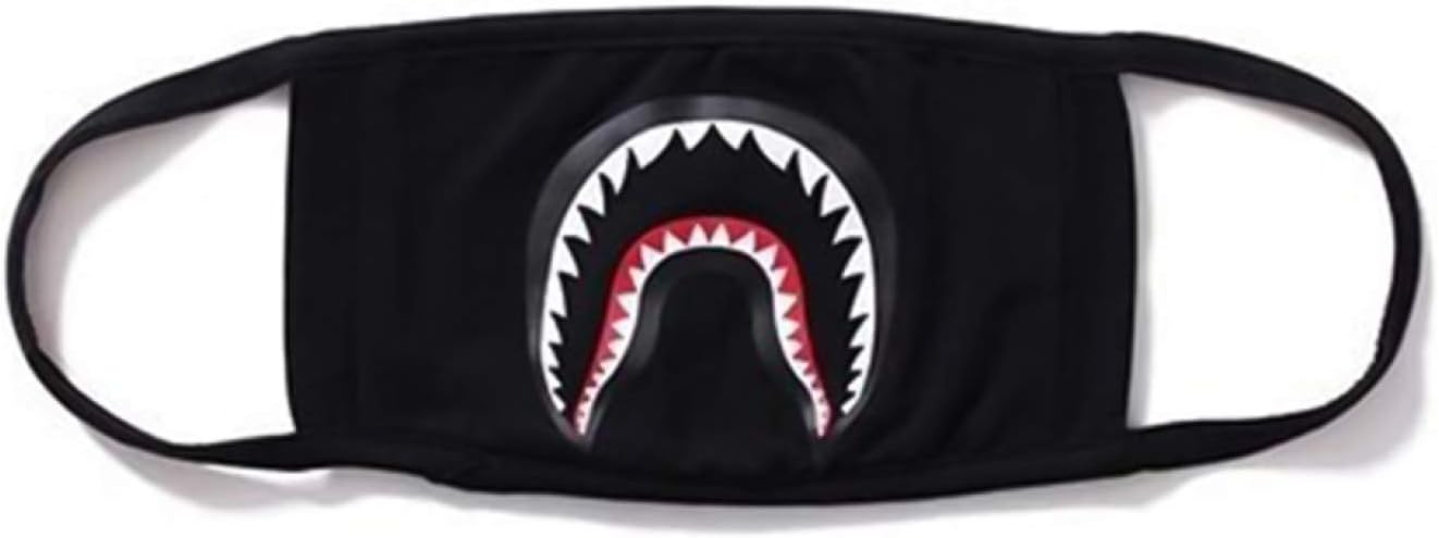 zhengao special Bape Shark Mask Cotton Sports Face Guard Camouflage Tide Brand Cool Personality Fashion Mask in fine style(None Section 2)