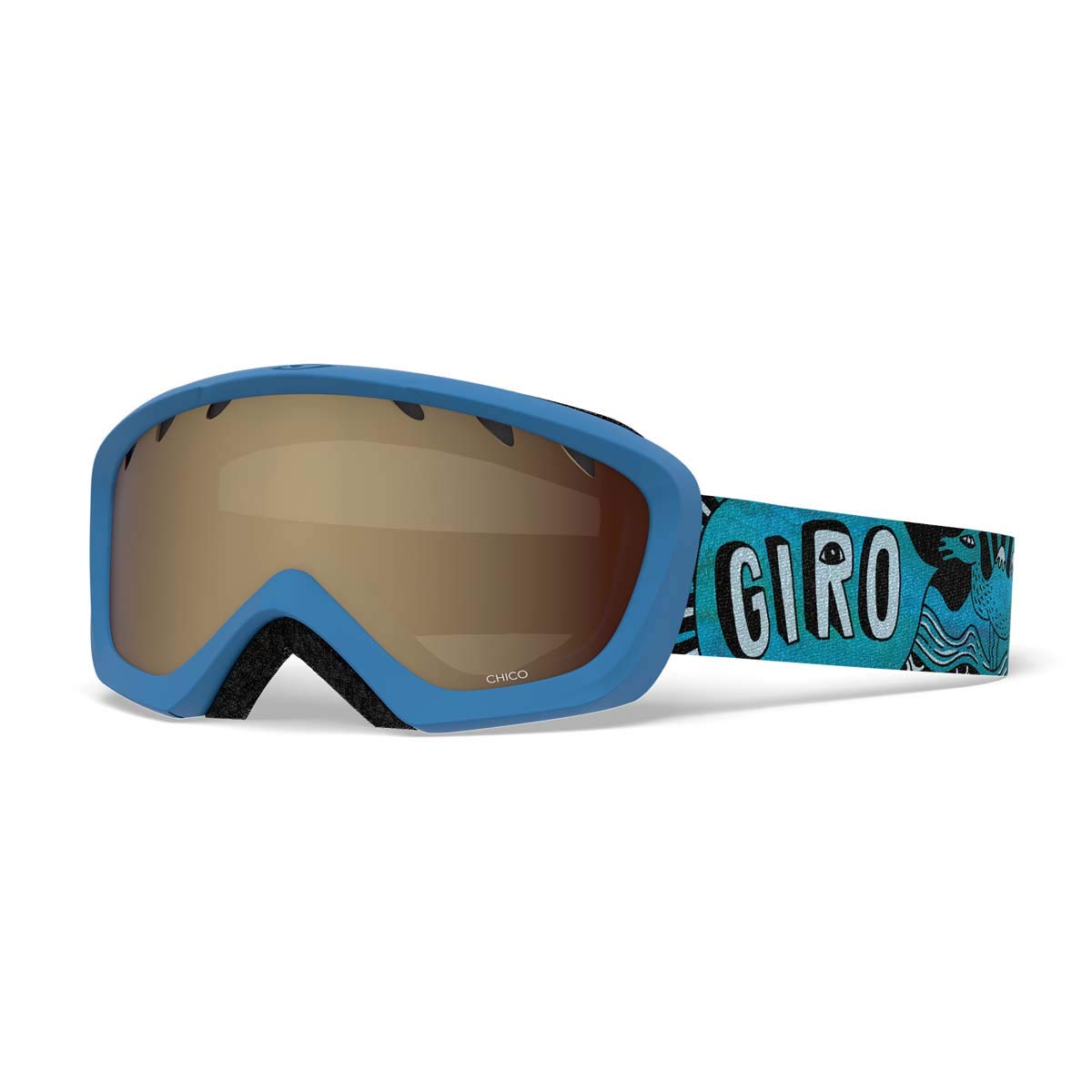 Giro Girrj Women Chico Youth Snow Goggles - Blue Tagazoo Ar40, One Size