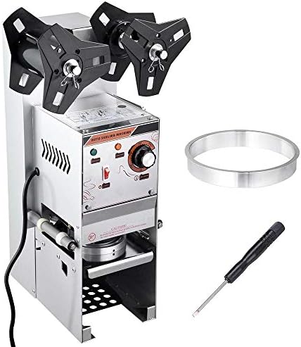 Electric Semi-automatic Bubble Tea Coffee Cup Sealer Machine 400-600 Cups/Hr