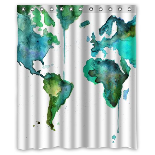 Amazon Com Yestore Superior Custom Vintage World Map Waterproof