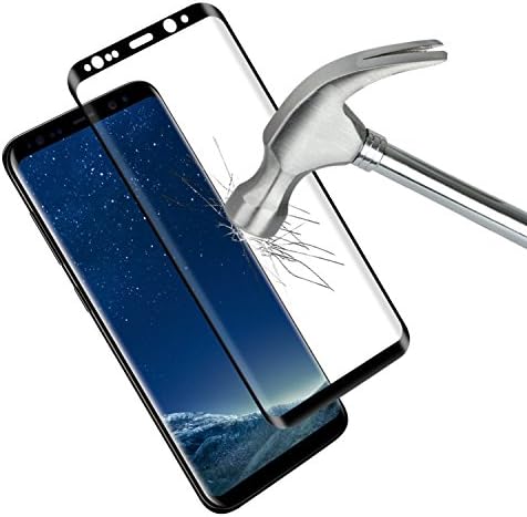 Galaxy S8 Plus Screen Protector, Caseoly [ Black ] 3D Tempered Glass Screen Protector ( 0.25mm Thin Premium ) Only for Samsung Galaxy S8 Plus