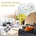 Home Security Alarm,Wireless Infrared Motion Sensor With Remote Control key. All-in One Burglar Alarm System,Visitor Guest Entry Doorbell Chime with Remote LED Indicators Easy to Install Great for Bu