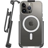 BELTRON Belt Clip Holster Compatible with Apple Clear Case for iPhone 13 Pro Max - Features: Built in Kickstand (Holster Only, Case is NOT Included)