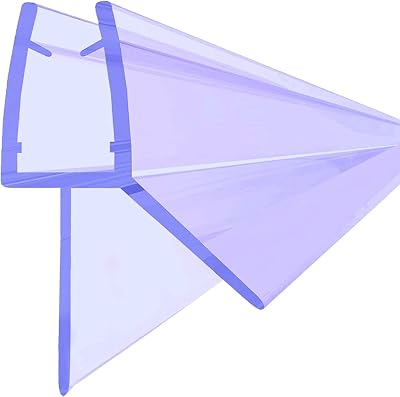 AAN 90cm Shower Screen Door Seal Strip for 4-6mm Glass, Up to 20mm Gap