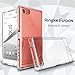 Ringke Fusion Compatible with Sony Xperia Z5 Compact Case Crystal Clear PC Back TPU Bumper Drop Protection, Shock Absorption Technology (Attached Dust Cap) - Clear