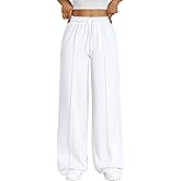 Trendy Queen Womens Wide Leg Sweatpants Baggy Loose Fall Barrel Casual Lounge Athletic Pants Comfy Teen Girl Cute Joggers