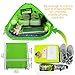 Drawstring Backpack Bags Reflective Bulk Pack, Promotional Sport Gym Sack Cinch Bags (10 Green)
