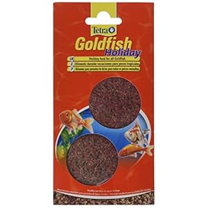 Tetra Goldfish Holiday - Holiday food for all goldfish, healthy nutrition for up to 14 days, 2 X 12 g gel food block