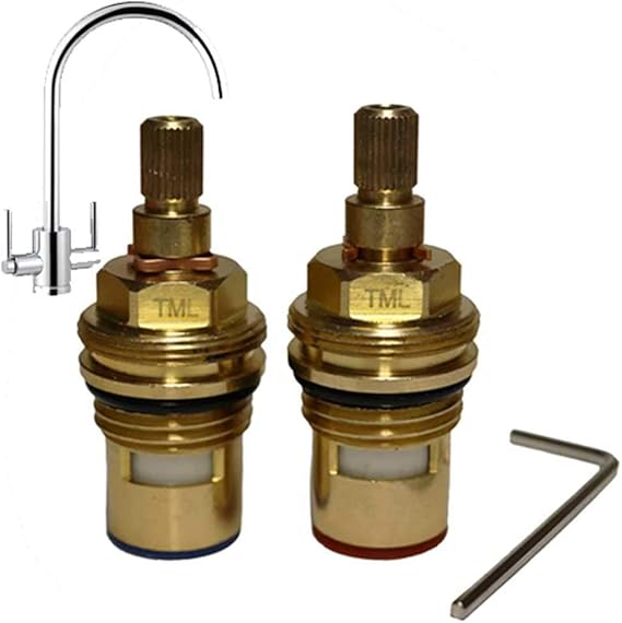 Lamona Garda Compatible Cartridge Valve Pair Plus Allen Key Howdens