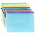 20 Pcs A4 Plastic Mesh Zip File Folder Document Pouches