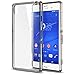Ringke Fusion Compatible with Xperia Z3 Case Free HD Film, Dust & Drop Protection Shock Absorption Bumper Premium Hard Case - Smoke Black (Not for Z3+/Z3 Compact/Z3 Dual/Z3v/Z3 Tablet)
